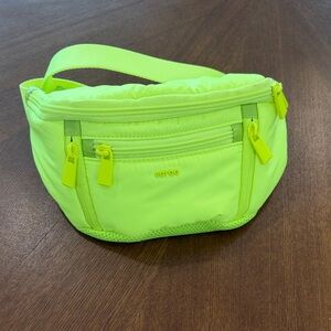 caraa Neon Yellow Crossbody Bag